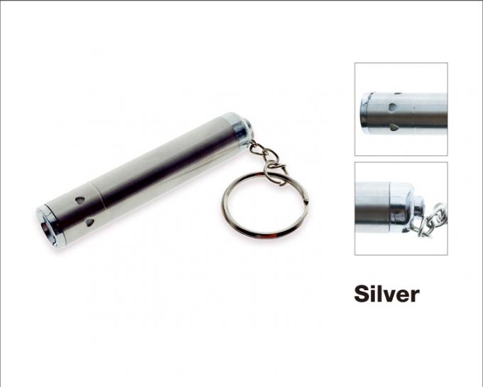 管の形のステンレス製のstellの銀の紫外線3xLR44 （AG13）の尾押しボタンsリングはギフトの昇進の報酬のためのキーチェーンライトをそう導きました