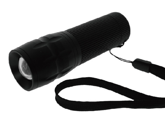 XML T6 EDC LEDの懐中電燈の小さい日曜日のズームレンズ ポケット・サイズ4 * AAA電池のトーチ