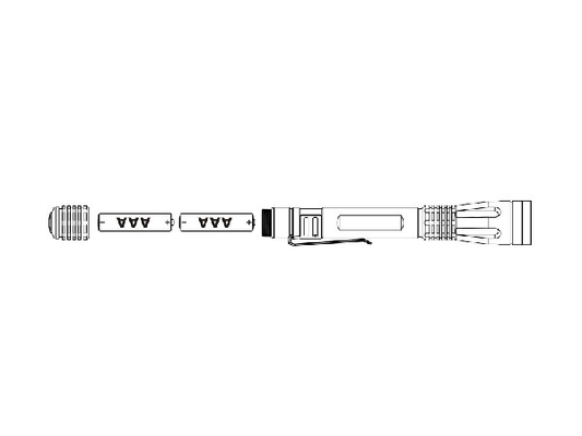 IPX7 2AAAのホルスター2hのランタイムの戦術的な導かれたペンのトーチの法の執行