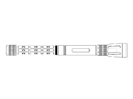 高く明るいクリー族の法の執行の懐中電燈A6063のアルミ合金材料